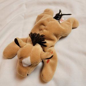 Vintage Ty Beanie Baby Derby the Horse Coarse Mane Star 1995